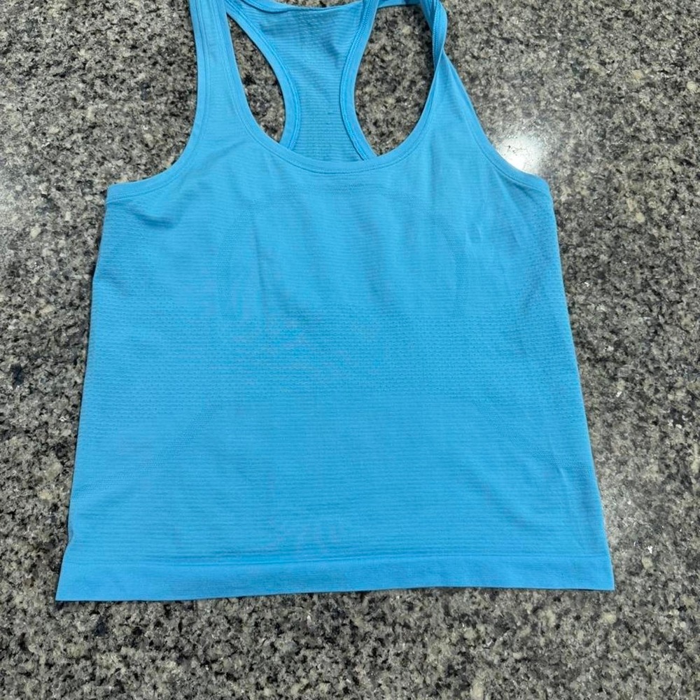 Lululemon Swiftly Tech Racerback Tank Top Blue Women Size 6